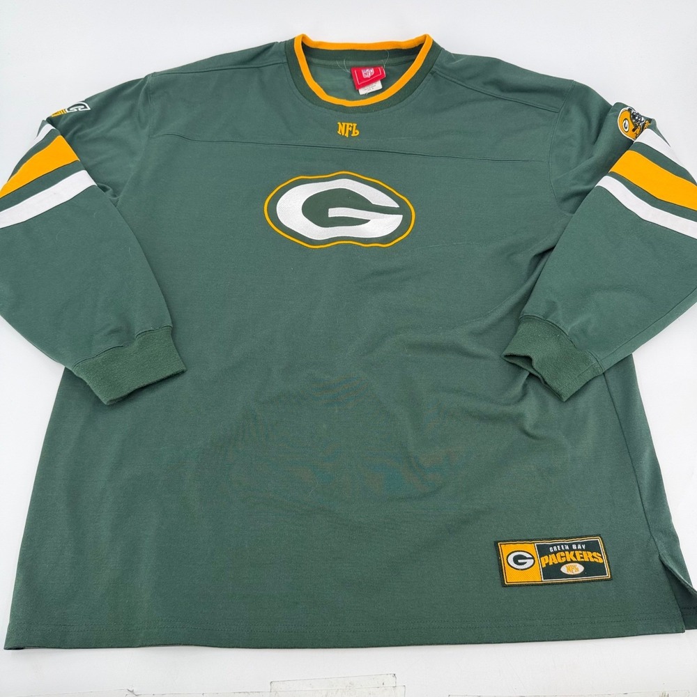 NFL Green Bay Packers Long Sleeve Shirt XL VF Imagewear Green Gold NFC North
